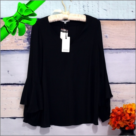 RO & DE Bell Sleeve Top #6eo1n6a1 - Picture 2 of 8